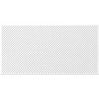 Перфорированная панель ХДФ без рамки 1112х512 мм Глория Белый
