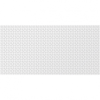 Перфорированная панель ХДФ без рамки 1112х512 мм Дамаско Белый