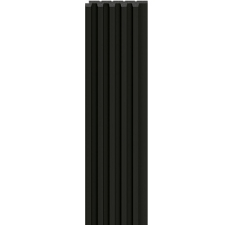 Панель реечная декоративная LINERIO S-LINE BLACK черный 12*122*2650 мм