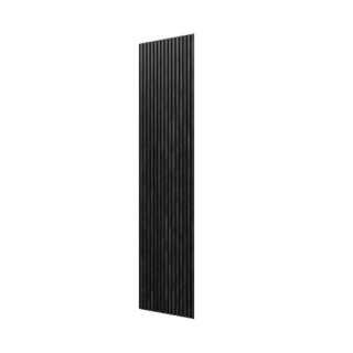 Панель акустическая, черный войлок, 2750х600х19мм, рейки МДФ дуб Графит