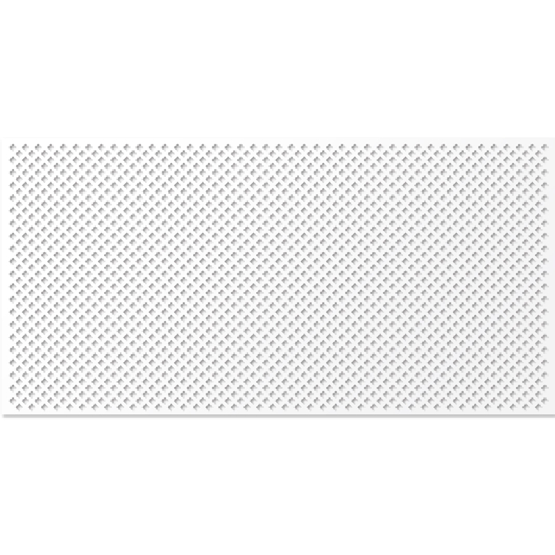 Перфорированная панель ХДФ без рамки 1112х512 мм Глория Белый