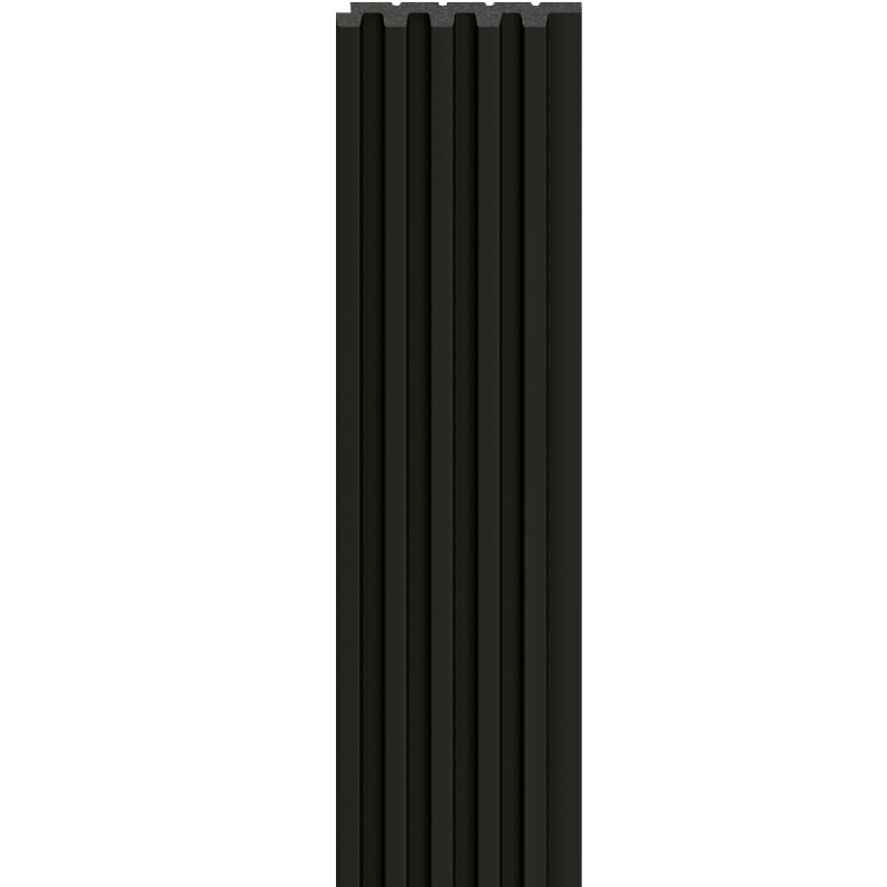 Панель реечная декоративная LINERIO S-LINE BLACK черный 12*122*2650 мм