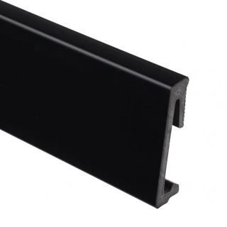 Напольный плинтус SALAG ALPHA Czarny RAL 9005, 60 мм