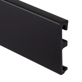 Напольный плинтус SALAG ALPHA Czarny RAL 9005, 80 мм