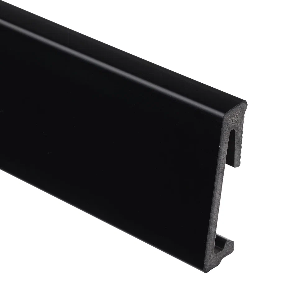 Напольный плинтус SALAG ALPHA Czarny RAL 9005, 60 мм