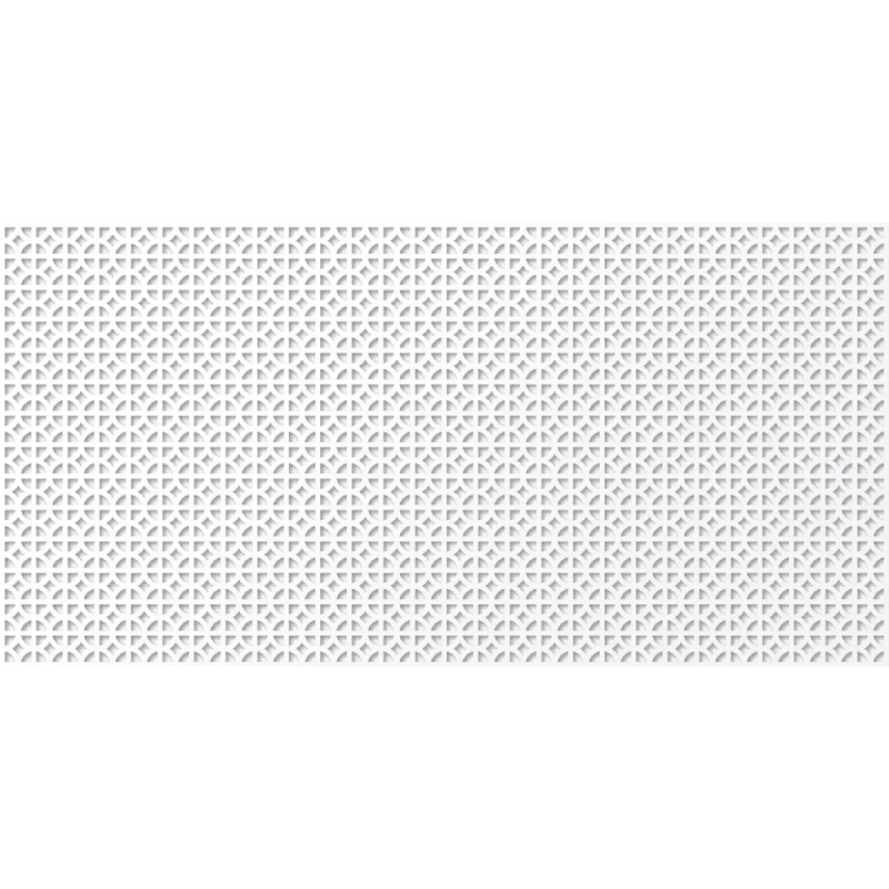 Перфорированная панель ХДФ без рамки 1112х512 мм Сусанна Белый
