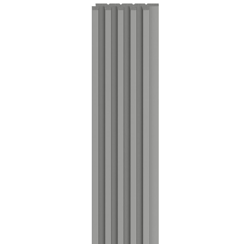 Панель реечная декоративная LINERIO S-LINE GREY серый 12*122*2650 мм