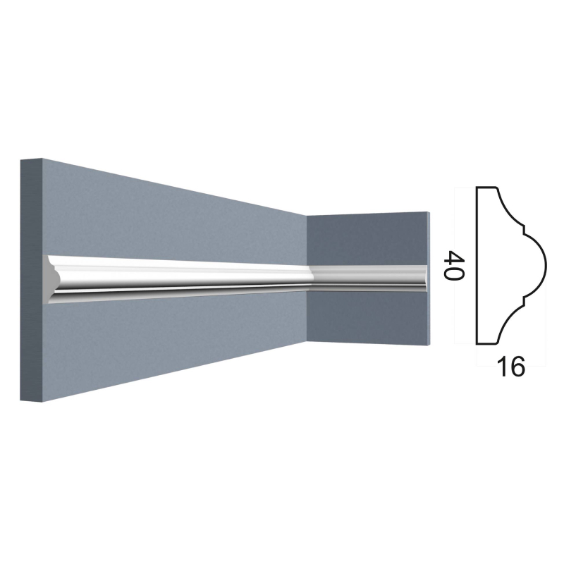 Kr136M молдинг (40*16*2000 мм)