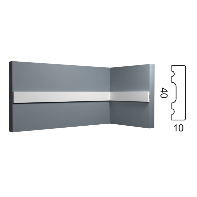 Kr140M молдинг (40*10*2000 мм)